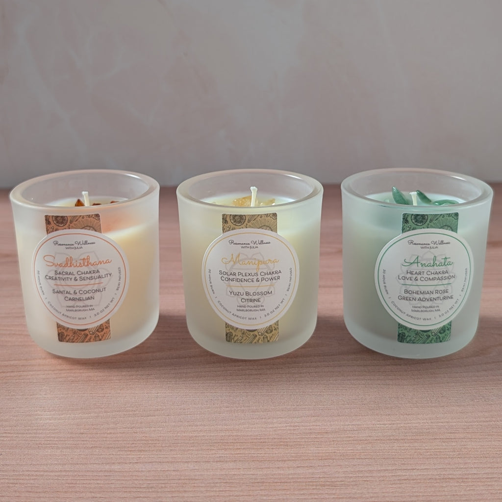 Resonance Rituals | Chakra Trio 3 oz Candles